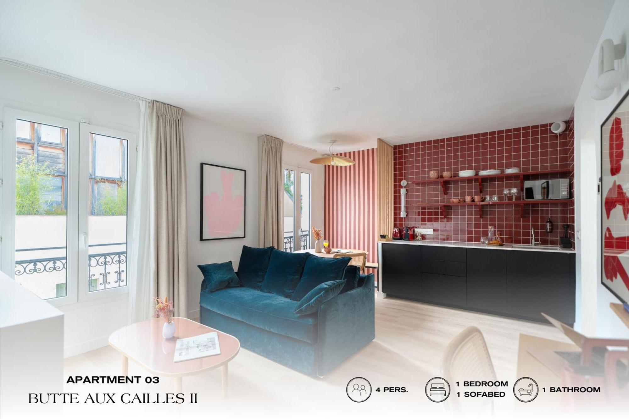 Апартаменты Beauquartier - Butte Aux Cailles II Париж Экстерьер фото